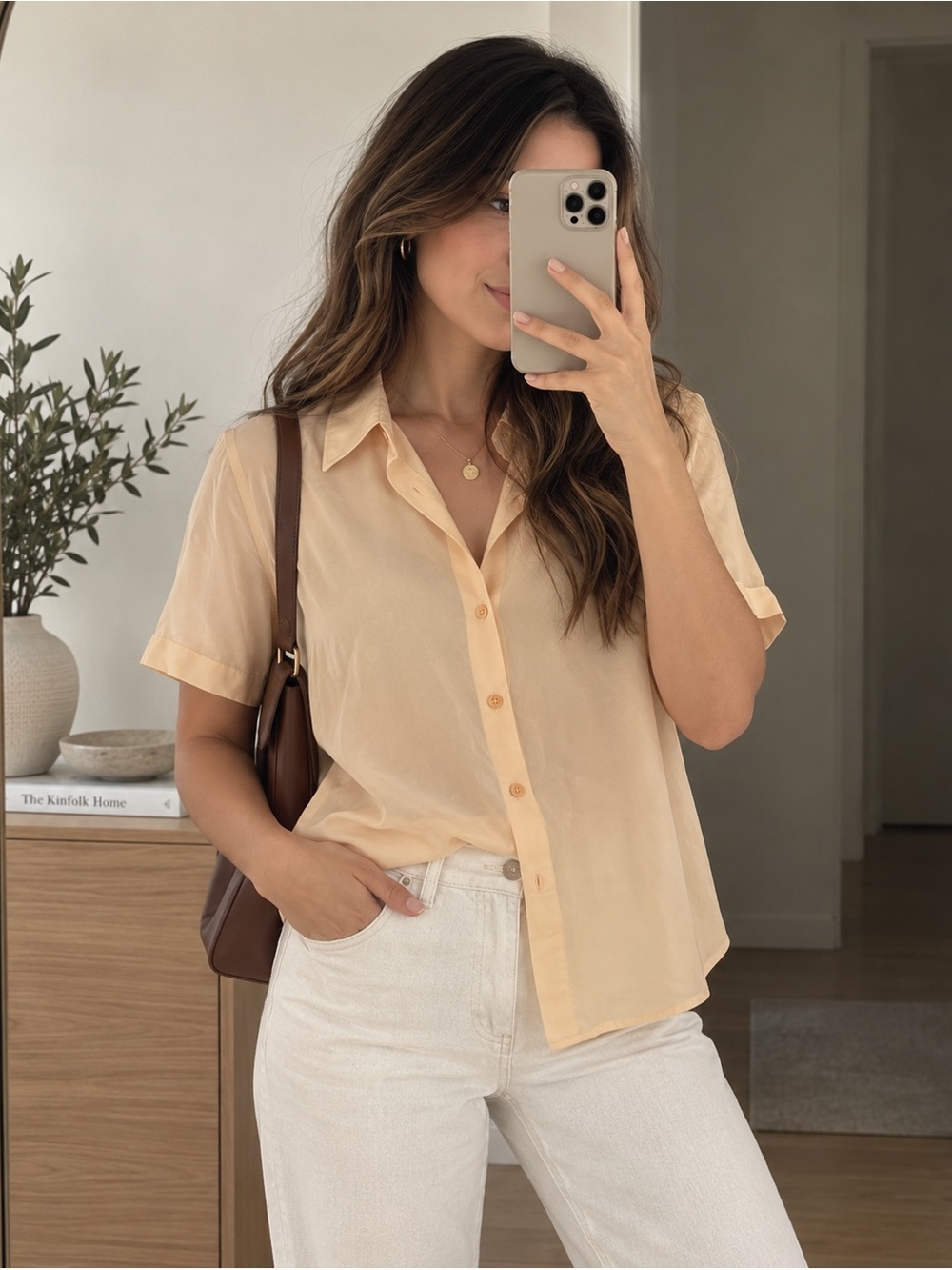Equipment 100% Silk Short Sleeve Button Down Shirt